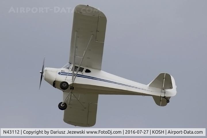 N43112, 1946 Taylorcraft BC12-D C/N 6771, Taylorcraft BC12-D  C/N 6771, N43112
