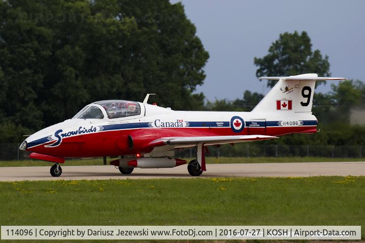 114096, Canadair CT-114 Tutor C/N 1096, CAF CT-114 Tutor 114096 C/N 1096 from Snowbirds Demo Team 15 Wing CFB Moose Jaw, SK