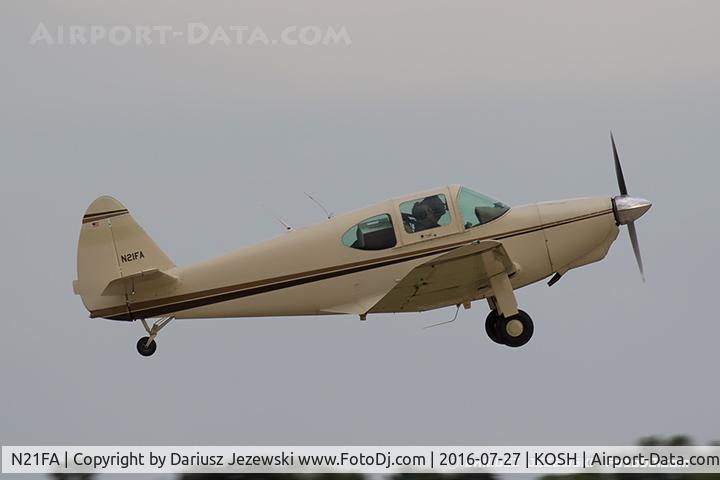 N21FA, 1950 Globe GC-1B Swift C/N 3727, Globe GC-1B Swift  C/N 3727, N21FA