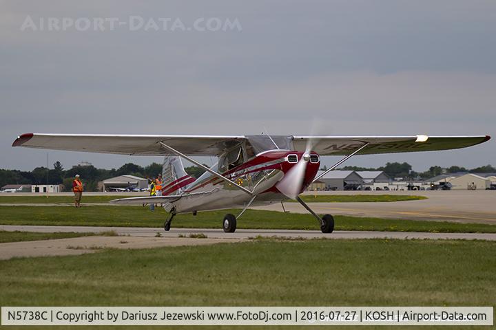 N5738C, 1950 Cessna 170A C/N 19692, Cessna 170A  C/N 19692, N5738C