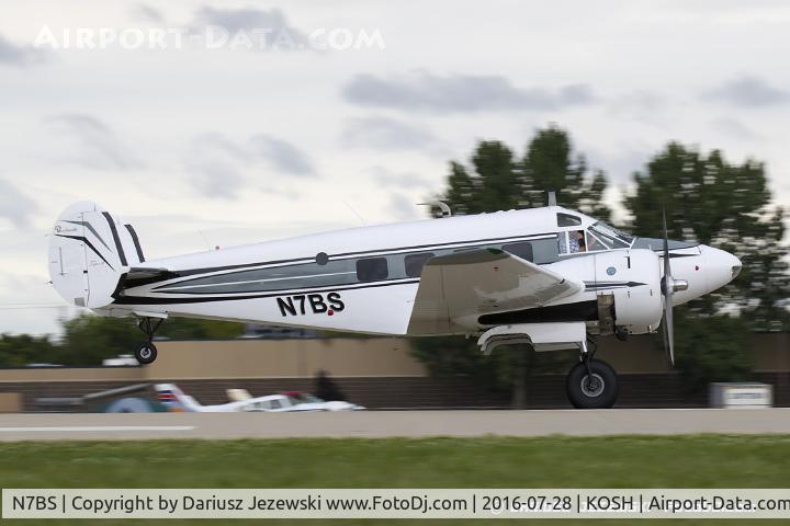 N7BS, 1954 Beech E18S C/N BA-18, Beech E18S  C/N BA-18, N7BS
