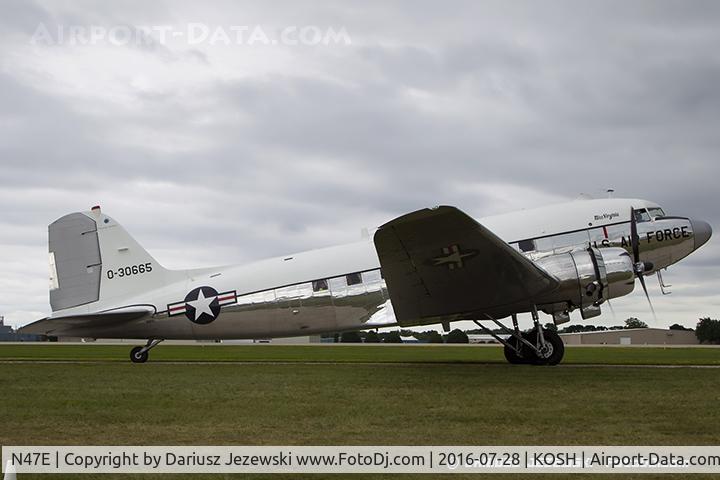 N47E, 1943 Douglas DC-3C (C-47A-60-DL) C/N 13816, Douglas DC-3C 
