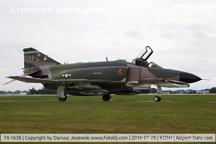 74-1638, 1974 McDonnell Douglas QF-4E Phantom II C/N 4874, QF-4E Phantom 74-1638 TD from 82nd ATRS 53rd WG Tyndall AFB, FL