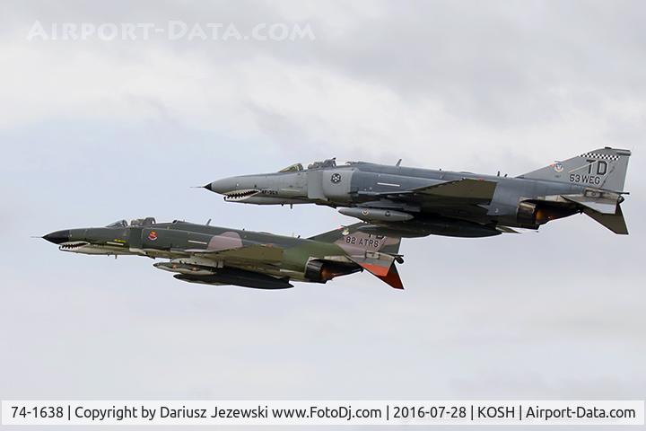 74-1638, 1974 McDonnell Douglas QF-4E Phantom II C/N 4874, QF-4E Phantom 74-1638 TD from 82nd ATRS 53rd WG Tyndall AFB, FL