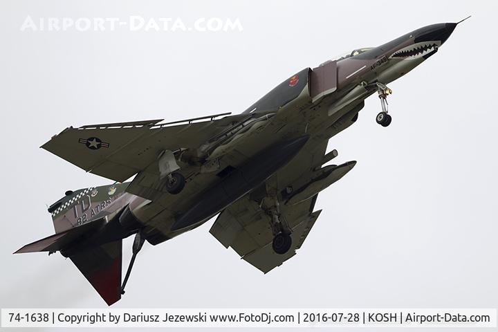 74-1638, 1974 McDonnell Douglas QF-4E Phantom II C/N 4874, QF-4E Phantom 74-1638 TD from 82nd ATRS 53rd WG Tyndall AFB, FL