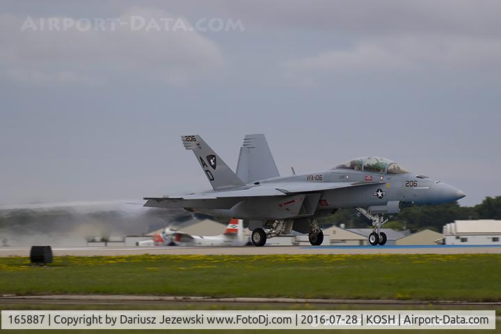165887, Boeing F/A-18F Super Hornet C/N F047, F/A-18F Super Hornet 165887 AD-206 from VFA-106 