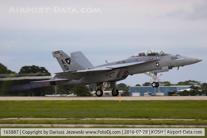 165887, Boeing F/A-18F Super Hornet C/N F047, F/A-18F Super Hornet 165887 AD-206 from VFA-106 