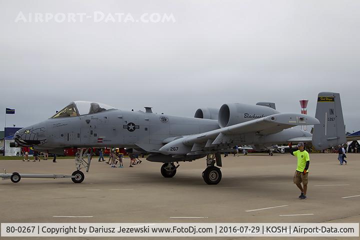 80-0267, 1980 Fairchild Republic A-10C Thunderbolt II C/N A10-0617, A-10C Thunderbolt II 80-0267 IN from 163rd FS 