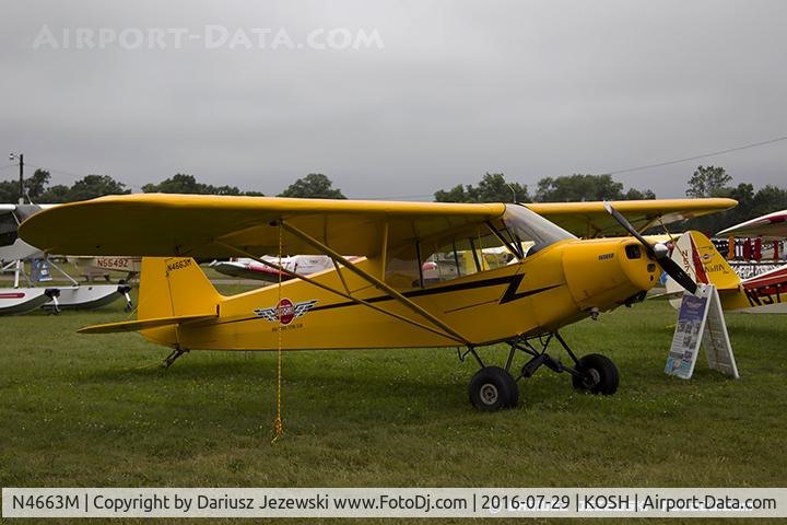 N4663M, Piper PA-11 Cub Special C/N 11-172, Piper PA-11 Cub Special  C/N 11-172, N4663M