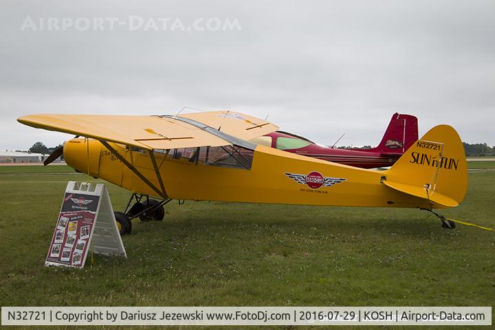 N32721, 1972 Boeing 727-224 C/N 20463, Piper L-18C  C/N 18-3074, N32721