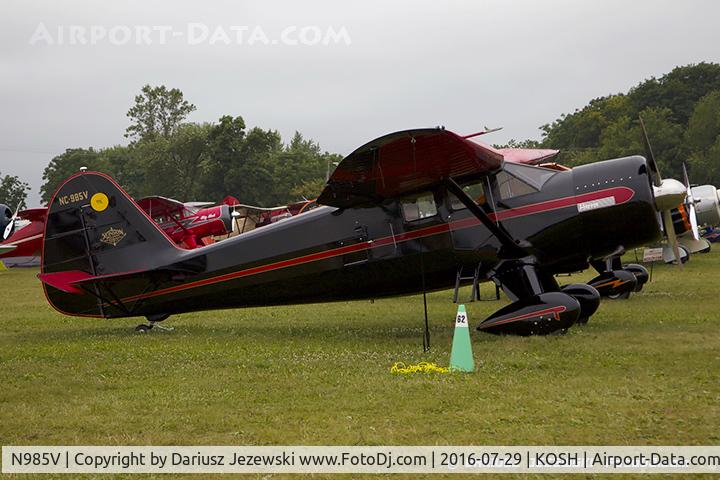 N985V, 1946 Stinson V77 (AT-19) Reliant C/N 77-70, Stinson V77 Reliant  C/N 77-70, NC985V