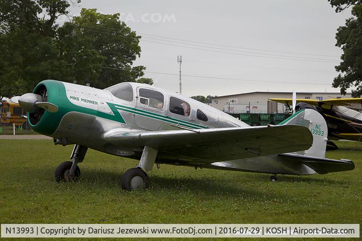 N13993, 1937 Spartan 7W Executive C/N 2, Spartan 7W  C/N 2, NC13993