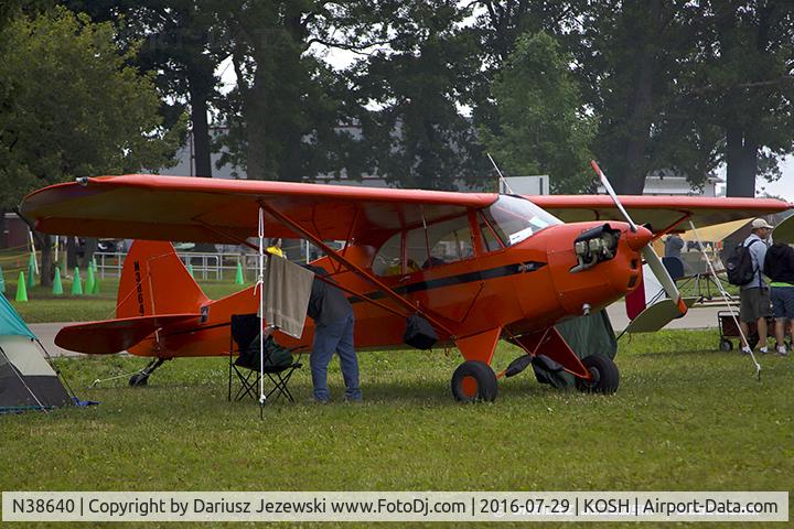 N38640, 1941 Piper J5A Cub Cruiser C/N 5-1025, Piper J5A Cub Cruiser  C/N 5-1025, N38640