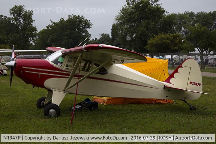 N1947P, 1955 Piper PA-22-150 C/N 22-2698, Piper PA-22-150 Tri-Pacer  C/N 22-2698, N1947P