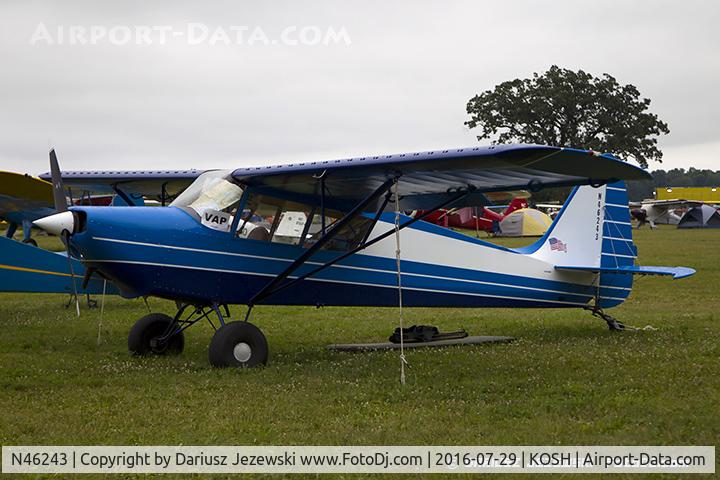 N46243, 1943 Interstate S-1B1 Cadet C/N 162, Interstate S-1B1  C/N 162, N46243