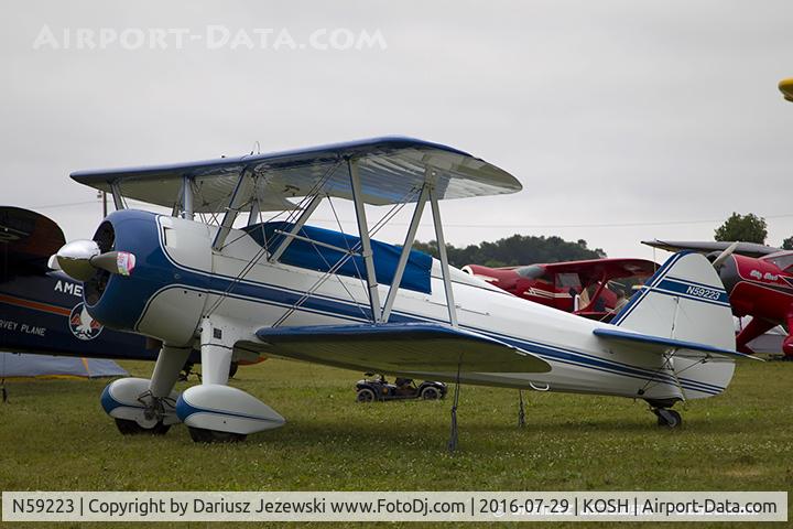 N59223, 1942 Boeing A75N1(PT17) C/N 75-2740, Boeing A75N1(PT17) Stearman  C/N 75-2740, N59223