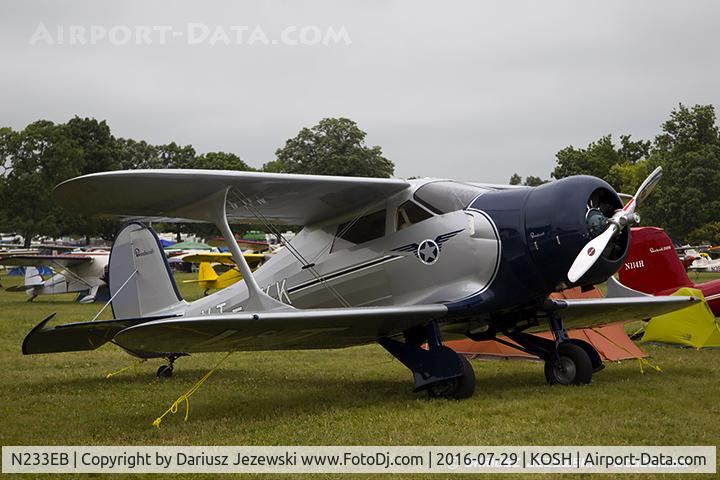 N233EB, 1938 Beech E17B C/N 233, Beech E17B Staggerwing  C/N 233, N233EB