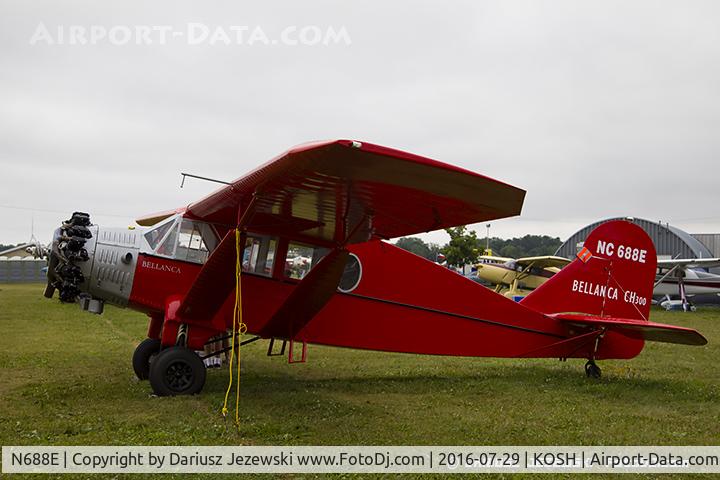 N688E, 1929 Bellanca CH300 Pacemaker C/N 137, Bellanca CH300 Pacemaker  C/N 137, NC688E