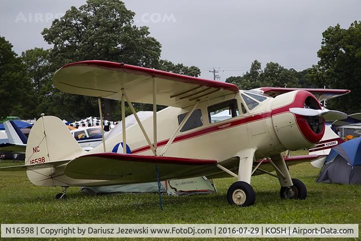 N16598, 1936 Waco YKS-6 C/N 4522, Waco YKS-6  C/N 4522, NC16598