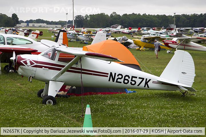 N2657K, 1947 Luscombe 8E Silvaire C/N 5384, Luscombe 8E Silvaire  C/N 5384, N2657K
