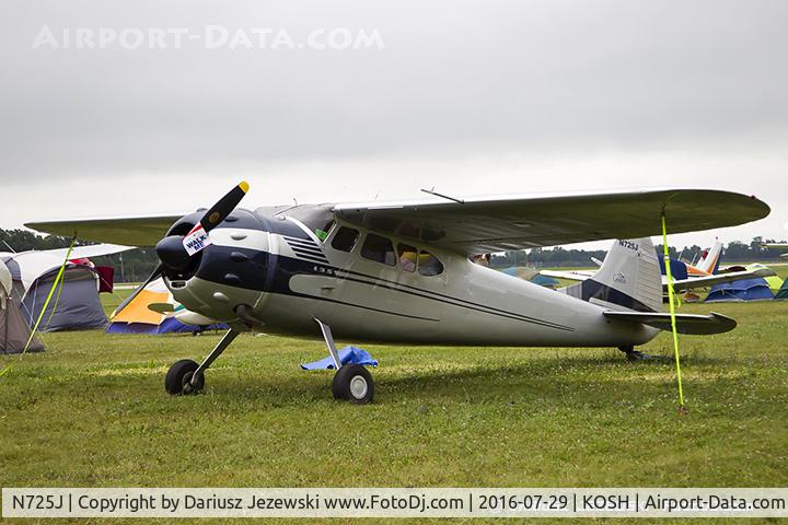 N725J, 1951 Cessna 195 C/N 7672, Cessna 195 Businessliner   C/N 7672, N725J