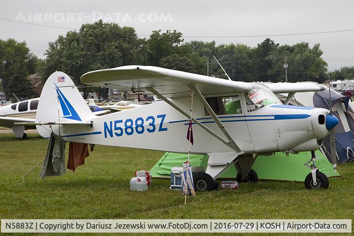 N5883Z, 1963 Piper PA-22-108 Colt C/N 22-9745, Piper PA-22-108 Tri-Pacer  C/N 22-9745, N5883Z