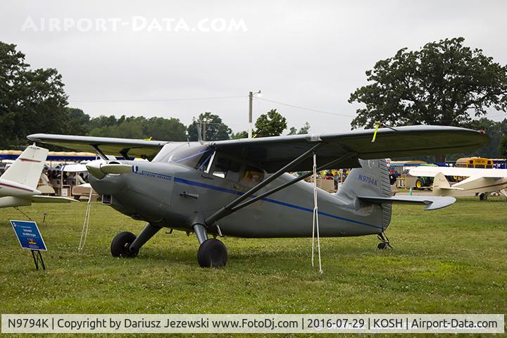 N9794K, 1947 Stinson 108-2 Voyager C/N 108-2794, Stinson 108-2 Voyager  C/N 108-2794, N9794K