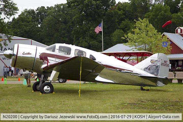 N20200, 1937 Spartan 7W Executive C/N 11, Spartan 7W  C/N 11, NC20200