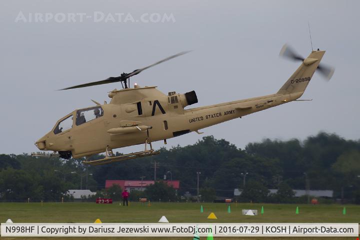 N998HF, 1971 Bell AH-1F Cobra C/N 71-20998, Bell AH-1F  C/N 71-20998, N998HF