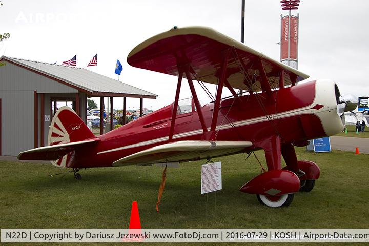 N22D, 1942 Boeing A75N1(PT17) C/N 75-2910, Boeing A75N1(PT17) Stearman  C/N 75-2910, N22D