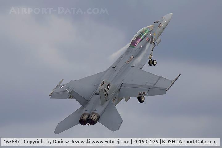 165887, Boeing F/A-18F Super Hornet C/N F047, F/A-18F Super Hornet 165887 AD-206 from VFA-106 
