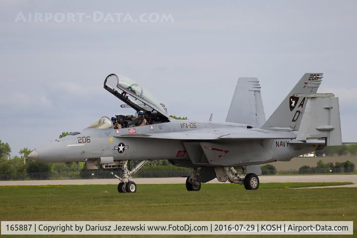 165887, Boeing F/A-18F Super Hornet C/N F047, F/A-18F Super Hornet 165887 AD-206 from VFA-106 