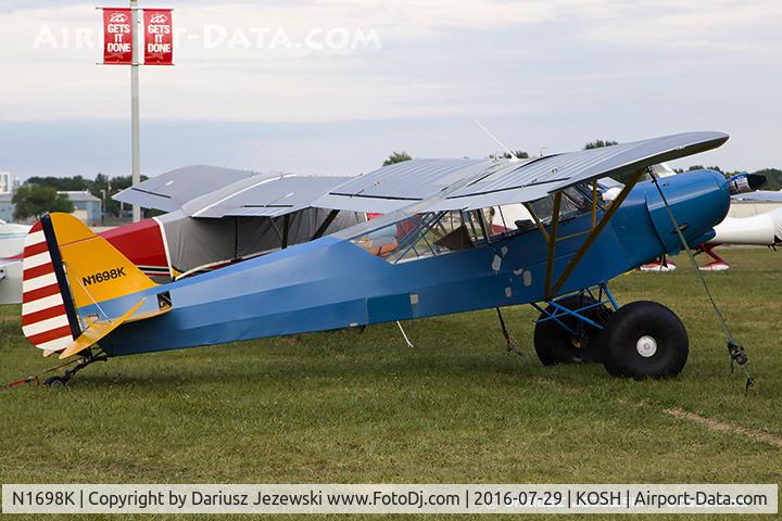 N1698K, Piper PA-18 Super Cub Replica C/N 001, Piper PA-18 Super Cub (replica)  C/N 1, N1698K