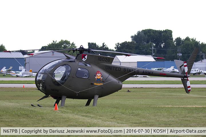 N67PB, 1968 Hughes OH-6A Cayuse C/N 480411, Hughes OH-6A Cayuse  C/N 480411, N67PB