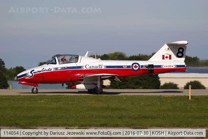 114054, 1971 Canadair CT-114 C/N 1054, CAF CT-114 Tutor 114054 C/N 1054 from Snowbirds Demo Team 15 Wing CFB Moose Jaw, SK