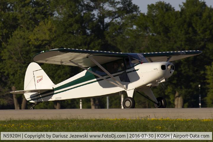 N5920H, 1949 Piper PA-16 Clipper C/N 16-532, Piper PA-16 Clipper  C/N 16-532, N5920H