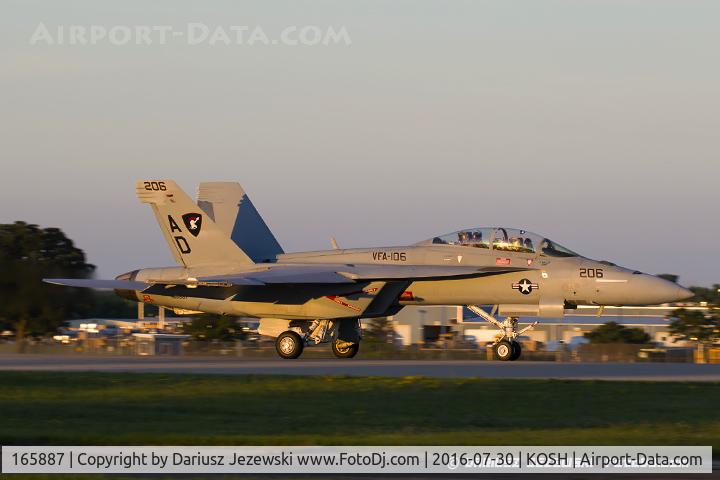 165887, Boeing F/A-18F Super Hornet C/N F047, F/A-18F Super Hornet 165887 AD-206 from VFA-106 