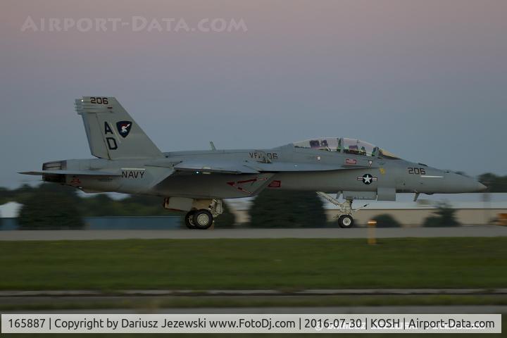 165887, Boeing F/A-18F Super Hornet C/N F047, F/A-18F Super Hornet 165887 AD-206 from VFA-106 
