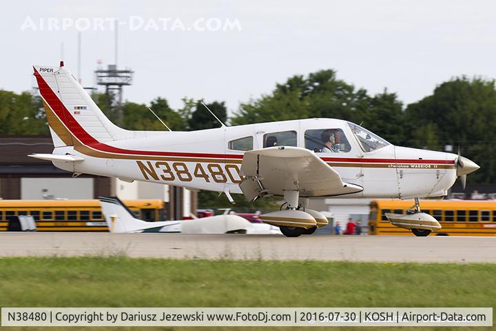 N38480, 1977 Piper PA-28-161 C/N 28-7716260, Piper PA-28-161 Warrior II  C/N 28-7716260, N38480