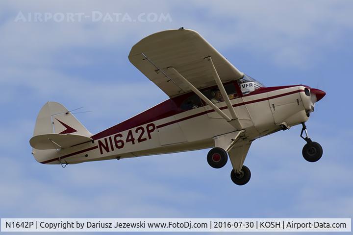 N1642P, 1954 Piper PA-22-150 C/N 22-2458, Piper PA-22-150 Tri-Pacer  C/N 22-2458, N1642P