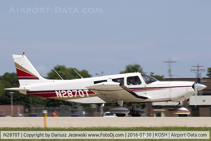 N2870T, 1972 Piper PA-32-260 Cherokee Six Cherokee Six C/N 32-7200028, Piper PA-32-260 Cherokee Six  C/N 32-7200028, N2870T