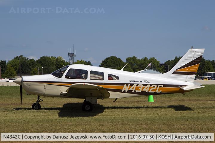 N4342C, 1984 Piper PA-28-161 Warrior II C/N 28-8416051, Piper PA-28-161 Warrior II  C/N 28-8416051, N4342C