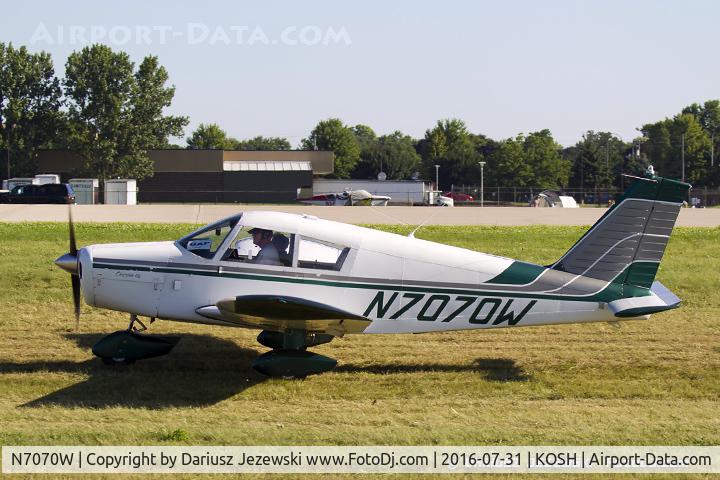 N7070W, 1962 Piper PA-28-180 Cherokee C/N 28-849, Piper PA-28-180 Cherokee  C/N 28-849, N7070W