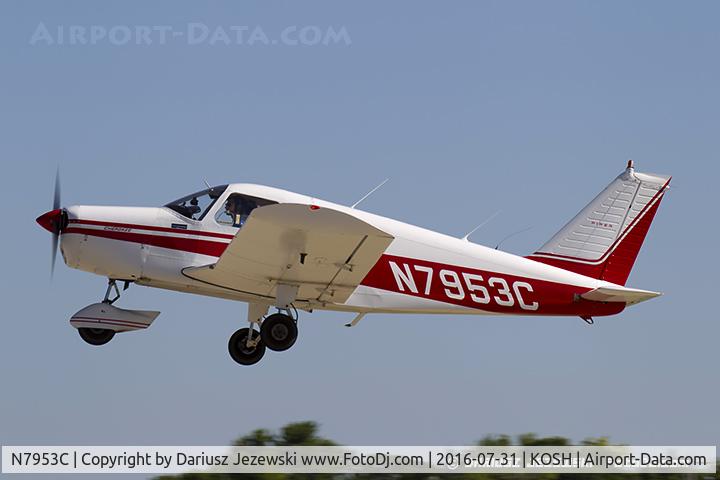 N7953C, 1975 Piper PA-28-140 Cherokee Cruiser C/N 28-7625090, Piper PA-28-140 Cherokee Cruiser  C/N 28-7625090, N7953C