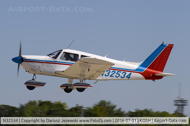 N32534, 1974 Piper PA-28-180 Cherokee C/N 28-7505069, Piper PA-28-180 Cherokee  C/N 28-7505069, N32534