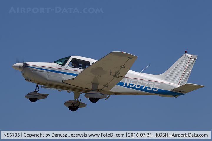 N56735, 1973 Piper PA-28-151 Cherokee Warrior C/N 28-7415008, Piper PA-28-151 Cherokee Warrior  C/N 28-7415008, N56735