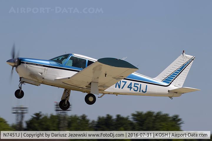 N7451J, 1968 Piper PA-28R-180 Cherokee Arrow C/N 28R-30800, Piper PA-28R-180 Cherokee Arrow  C/N 28R-30800, N7451J