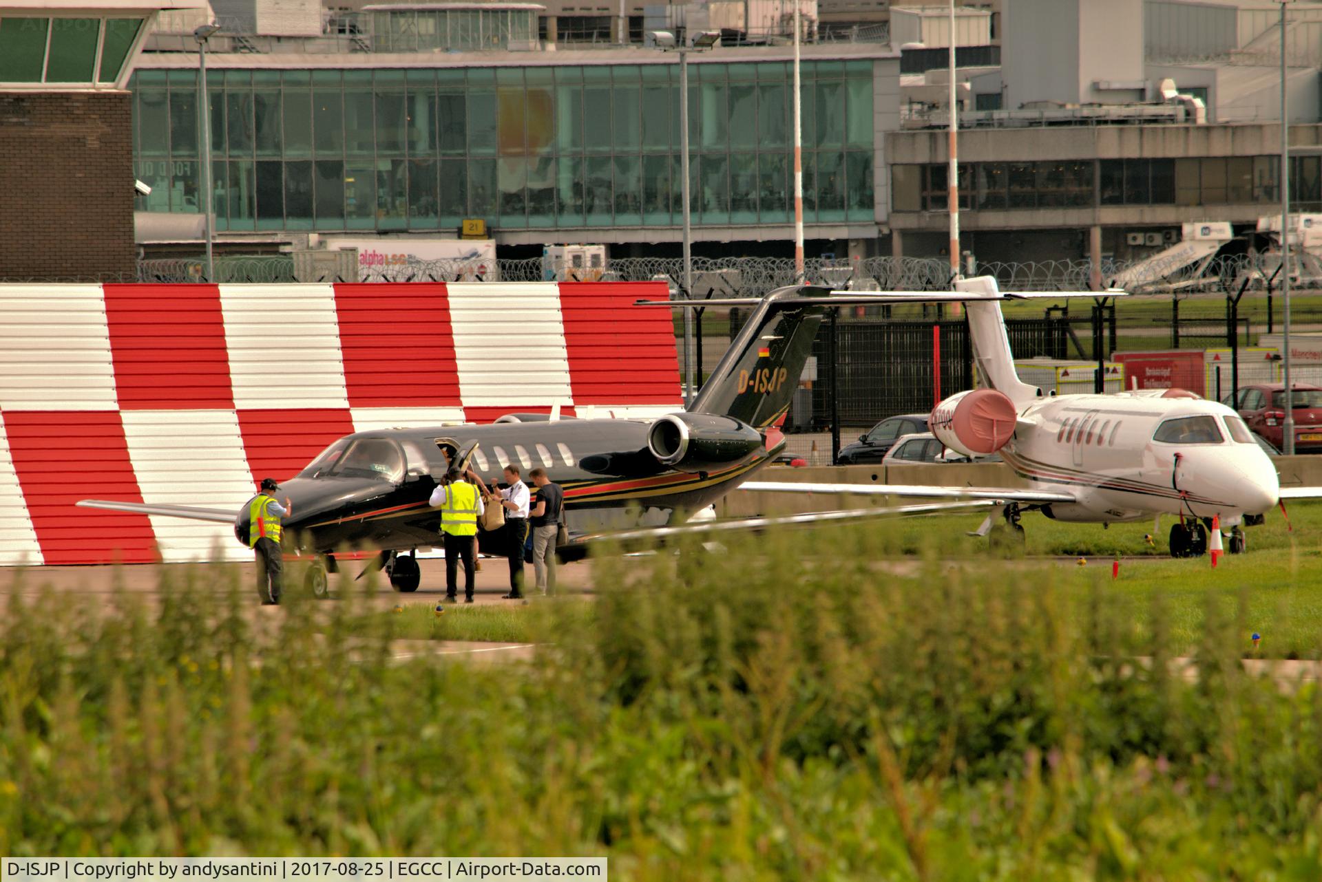 D-ISJP, 2001 Cessna 525A Citationjet CJ2 C/N 525A-0030, on the [FBO exc ramp]