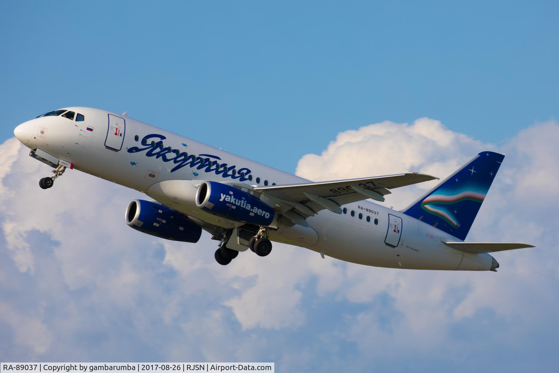 RA-89037, 2014 Sukhoi SuperJet 100-95LR C/N 95077, RA-89037