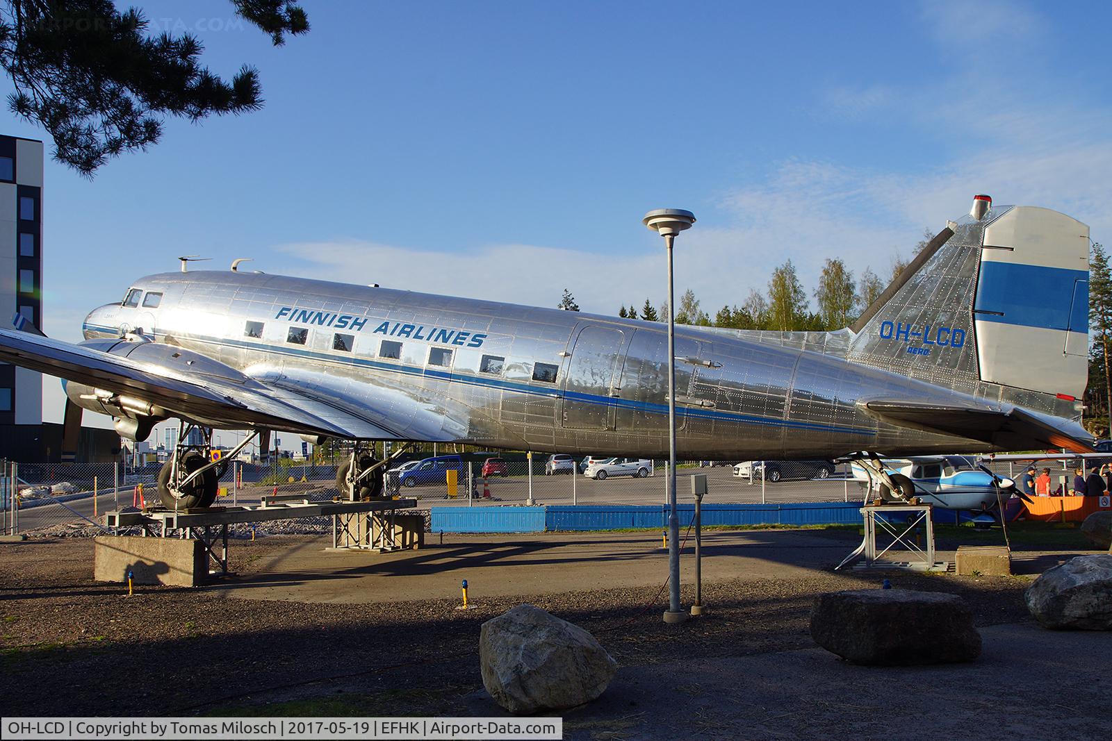 OH-LCD, 1943 Douglas C-47A-75-DL C/N 19309, Displayed at Finnish Aviation Museum